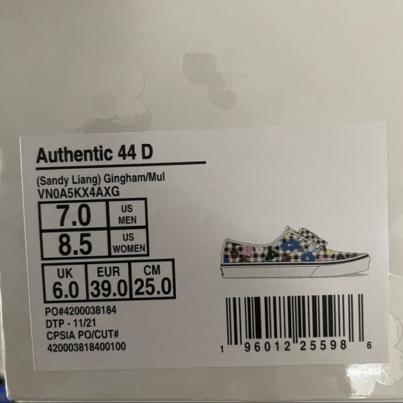 Vans x Sandy Liang Authentic 44 - One of a Kind! - Picture 8 of 14